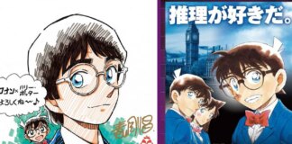 Гарри Поттер стал героем аниме в кроссовере с Детективом Конаном