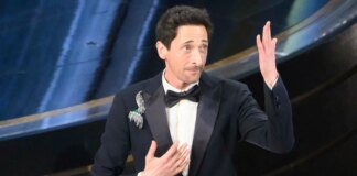 Эдриан Броуди установил рекорд Гиннесса на «Оскаре 2025»