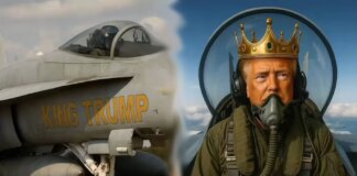 Дональд Трамп с помощью ИИ сделался царем и сбросил фекалии на критиков